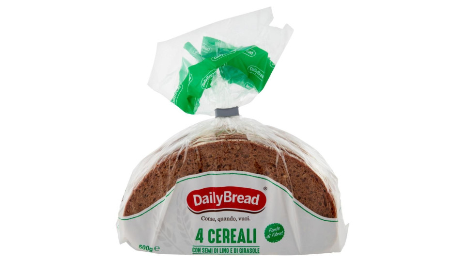 DailyBread 4 Cereali con Semi di Lino e di Girasole 500 g