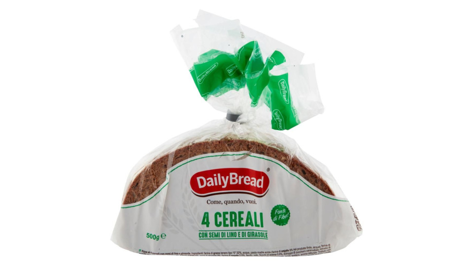 DailyBread 4 Cereali con Semi di Lino e di Girasole 500 g
