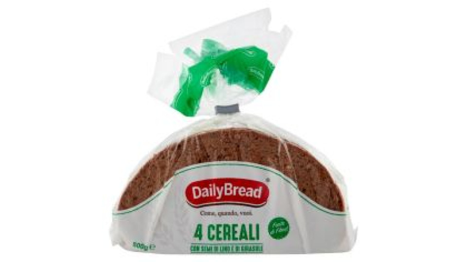 DailyBread 4 Cereali con Semi di Lino e di Girasole 500 g