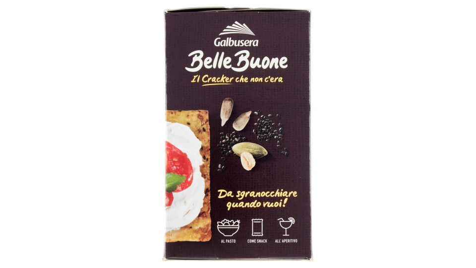 Galbusera BelleBuone il Cracker che non c'era Avena e Mix di Semi 5 x 40 g