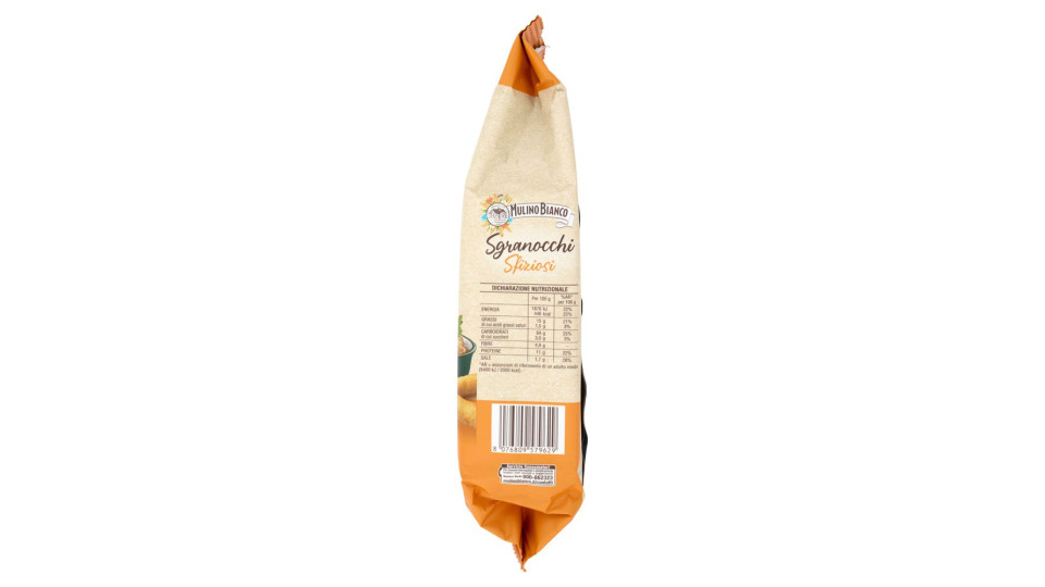 Mulino Bianco Sgranocchi Sfiziosi Grissini con Riso, Avena, Mais e Semi di Sesamo 210g