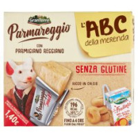 Parmareggio l'ABC della merenda con Parmigiano Reggiano e Taralli Senza Glutine