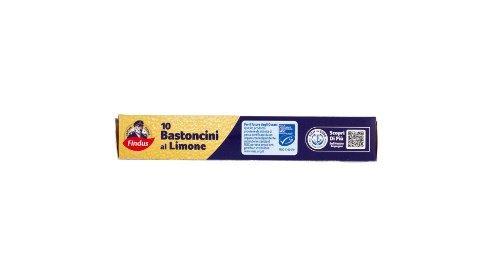 Capitan Findus 10 Bastoncini al Limone 250 g