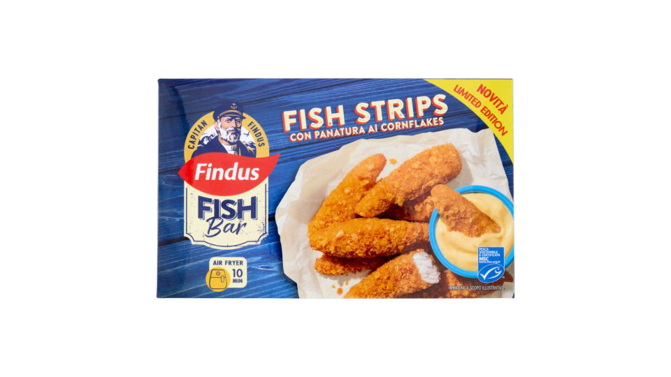 Capitan Findus Fish Bar Fish Strips con panatura ai conflakes 256 g