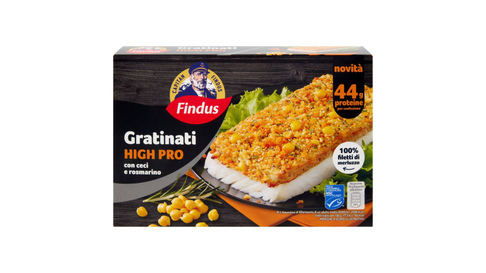 Capitan Findus I Gratinati High Pro con ceci e rosmarino 380 g