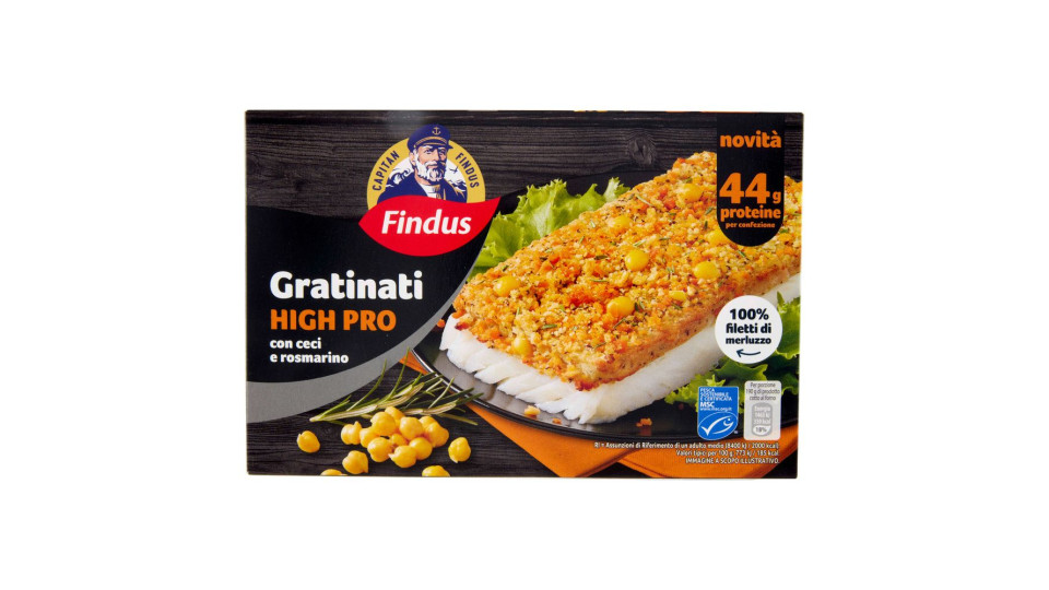 Capitan Findus I Gratinati High Pro con ceci e rosmarino 380 g