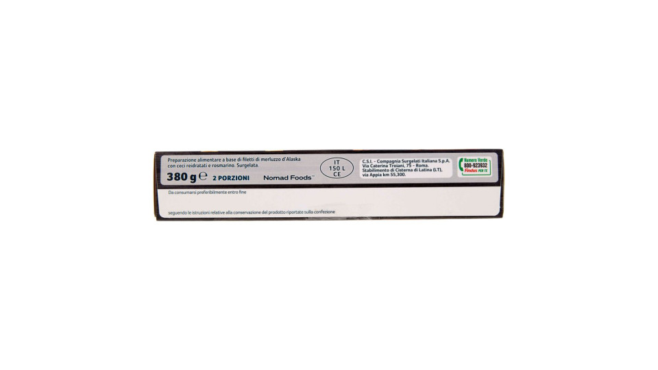Capitan Findus I Gratinati High Pro con ceci e rosmarino 380 g