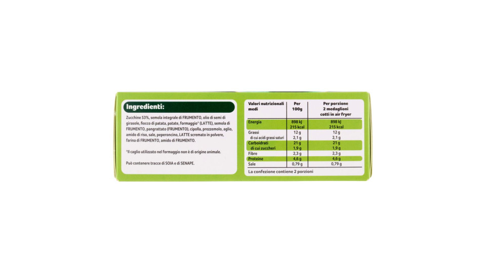 Findus Veggie Creations Medaglioni di Zucchine 200 g