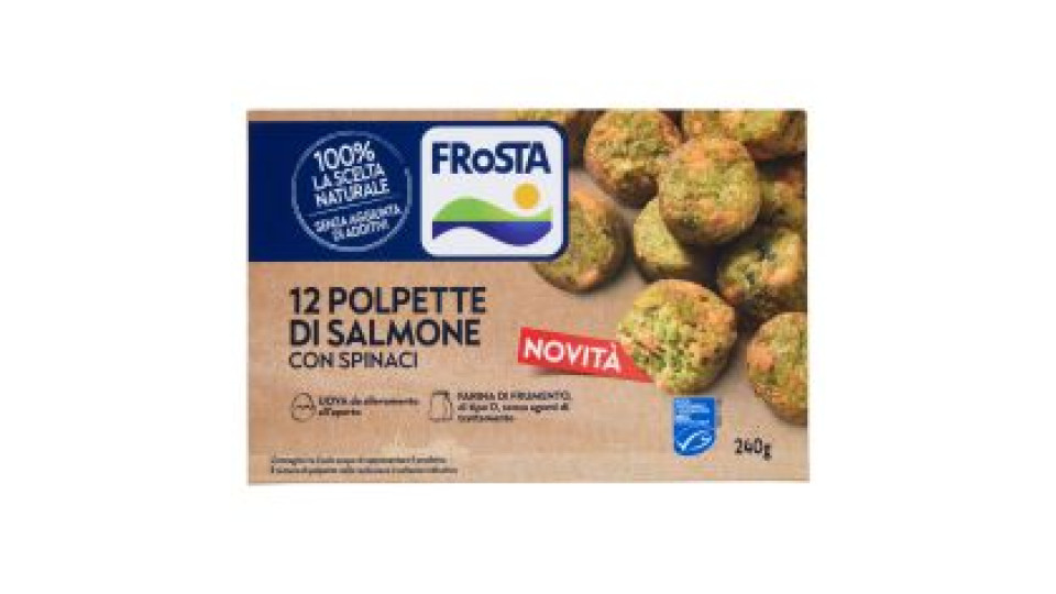 FRoSTA 12 Polpette di Salmone con Spinaci 240 g