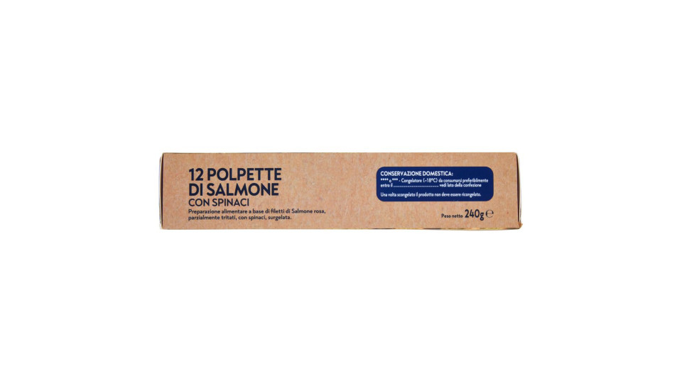 FRoSTA 12 Polpette di Salmone con Spinaci 240 g