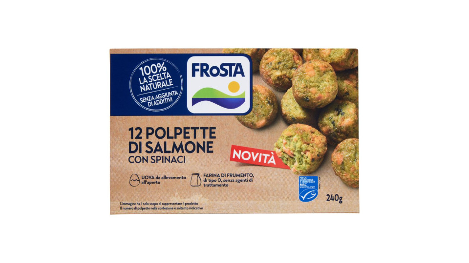 FRoSTA 12 Polpette di Salmone con Spinaci 240 g