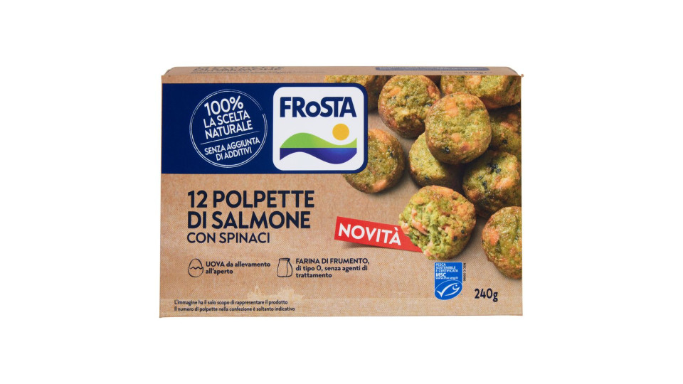 FRoSTA 12 Polpette di Salmone con Spinaci 240 g