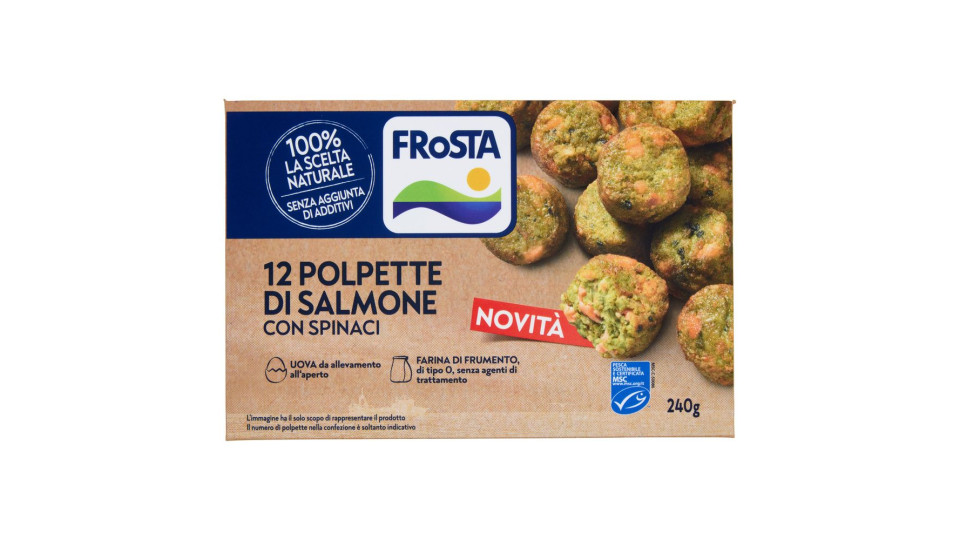 FRoSTA 12 Polpette di Salmone con Spinaci 240 g