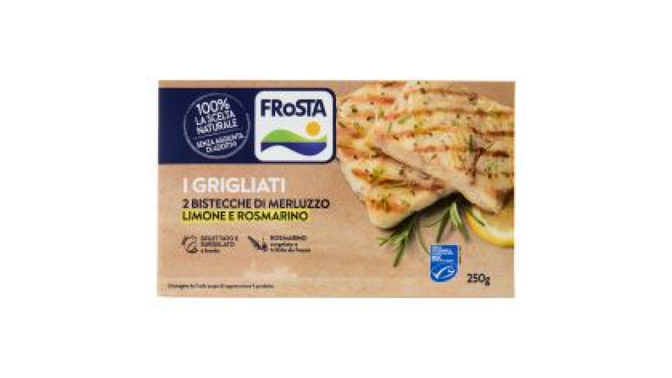 FRoSTA 2 Bistecche di Merluzzo Limone e Rosmarino 250 g