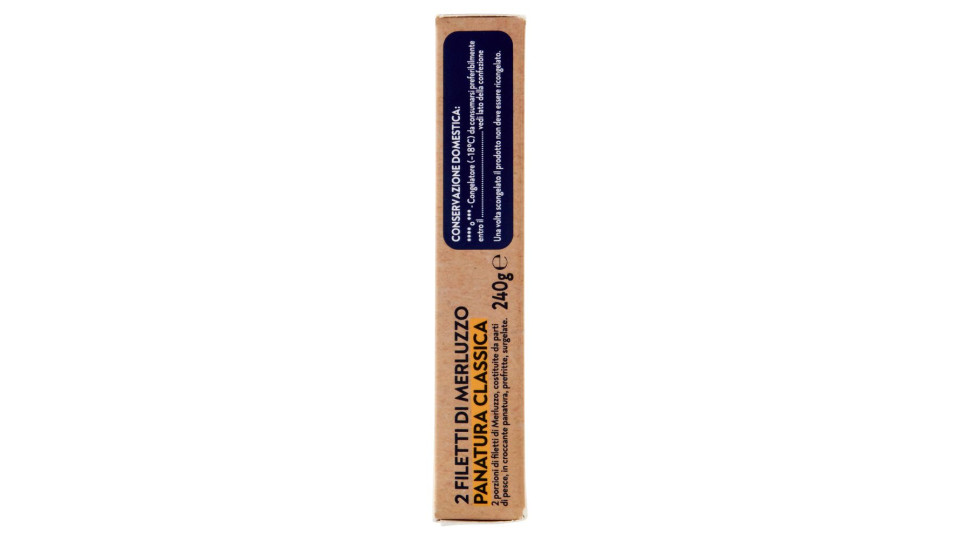 FRoSTA i Croccanti 2 Filetti di Merluzzo Panatura Classica 240 g