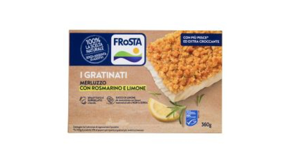 FRoSTA i Gratinati Merluzzo con Rosmarino e Limone 360 g