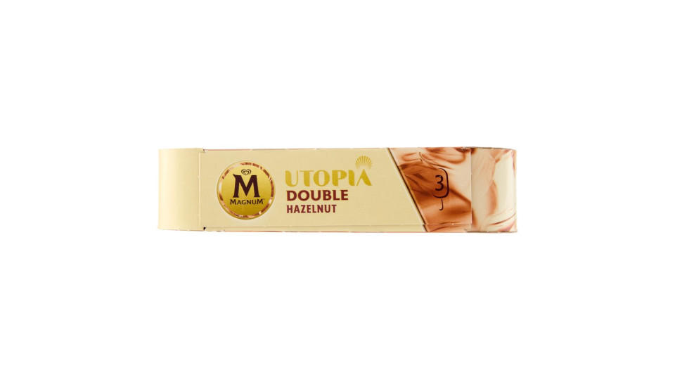 Magnum Utopia Double Hazelnut Nocciola 3 Gelati 211,5 g