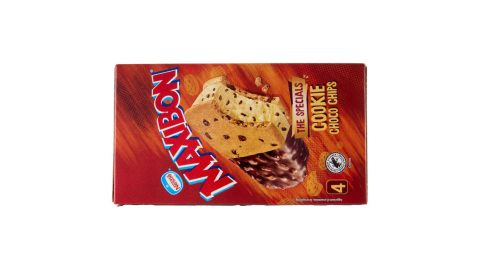 NESTLÉ Maxibon The Specials Cookie Choco Chips 4x60g