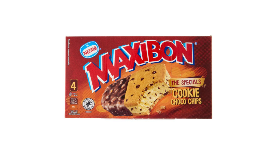 NESTLÉ Maxibon The Specials Cookie Choco Chips 4x60g