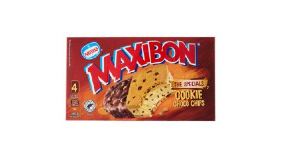 NESTLÉ Maxibon The Specials Cookie Choco Chips 4x60g