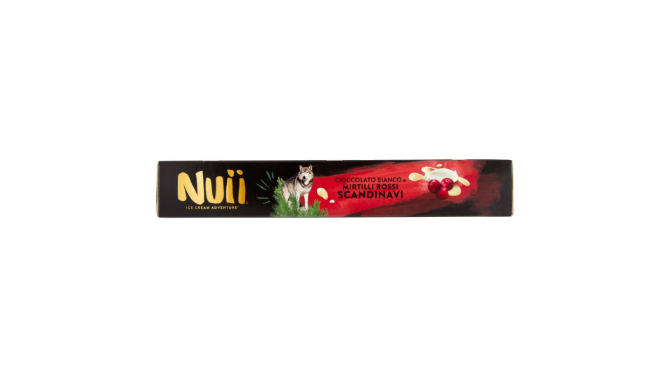 NUII Cioccolato Bianco e Mirtilli Rossi Scandinavi 4x67g
