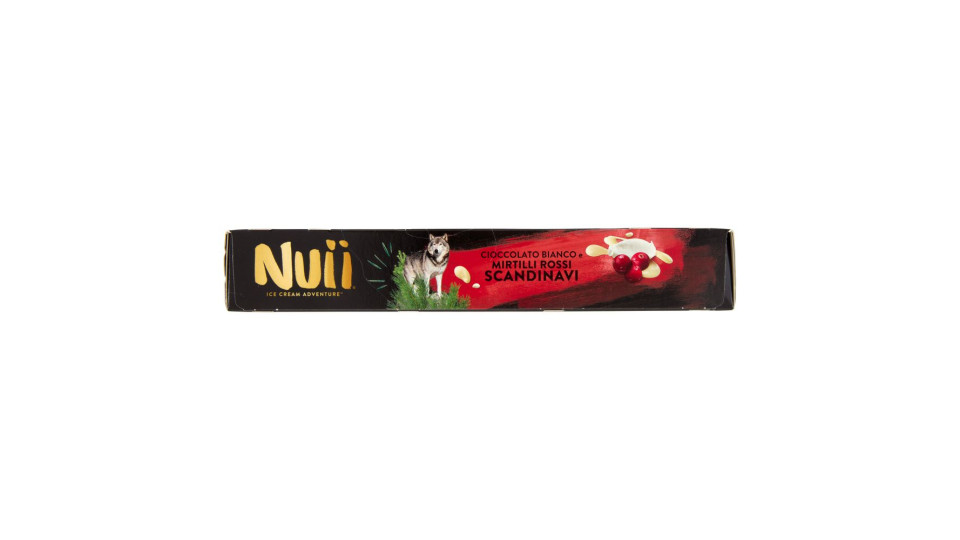NUII Cioccolato Bianco e Mirtilli Rossi Scandinavi 4x67g