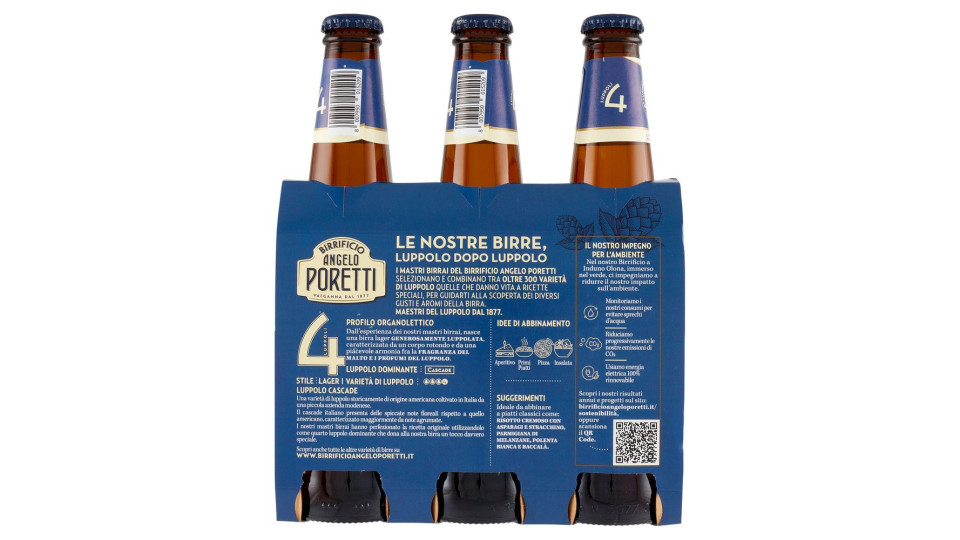 Birrificio Angelo Poretti l'Originale 4 Luppoli 3 x 33 cl