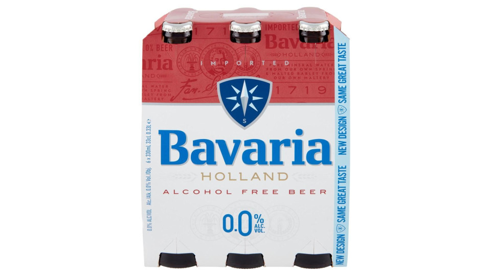 Bavaria 0.0% Birra Analcolica IPA bott.6x330ml