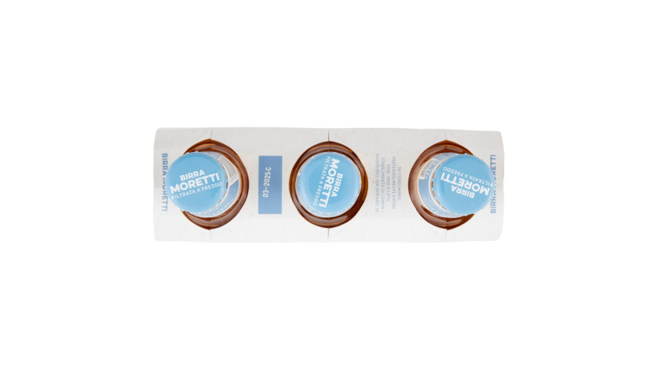 Birra Moretti Filtrata a Freddo 3 x 33 cl