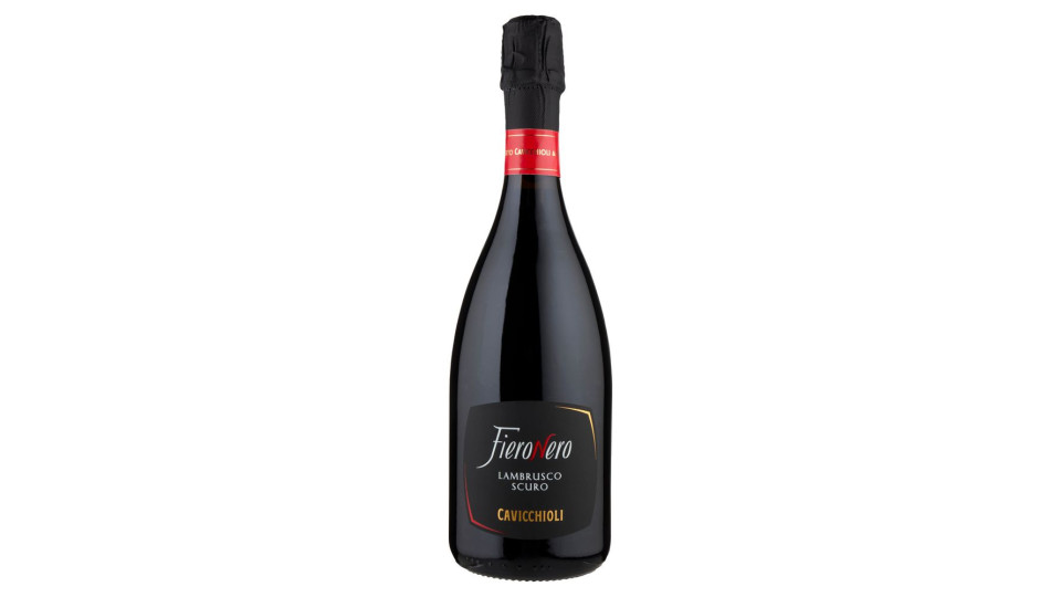 Cavicchioli FieroNero Lambrusco Scuro Lambrusco dell'Emilia IGT 75 cl