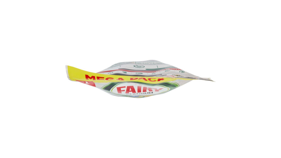 Fairy Pastiglie Lavastoviglie Platinum All in One, Detersivo Piatti Limone, 45 Capsule 671 g