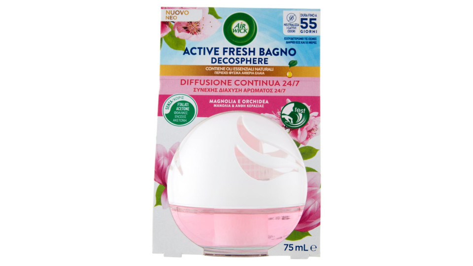 Air Wick Active Fresh Bagno Magnolia e Orchidea 75 mL