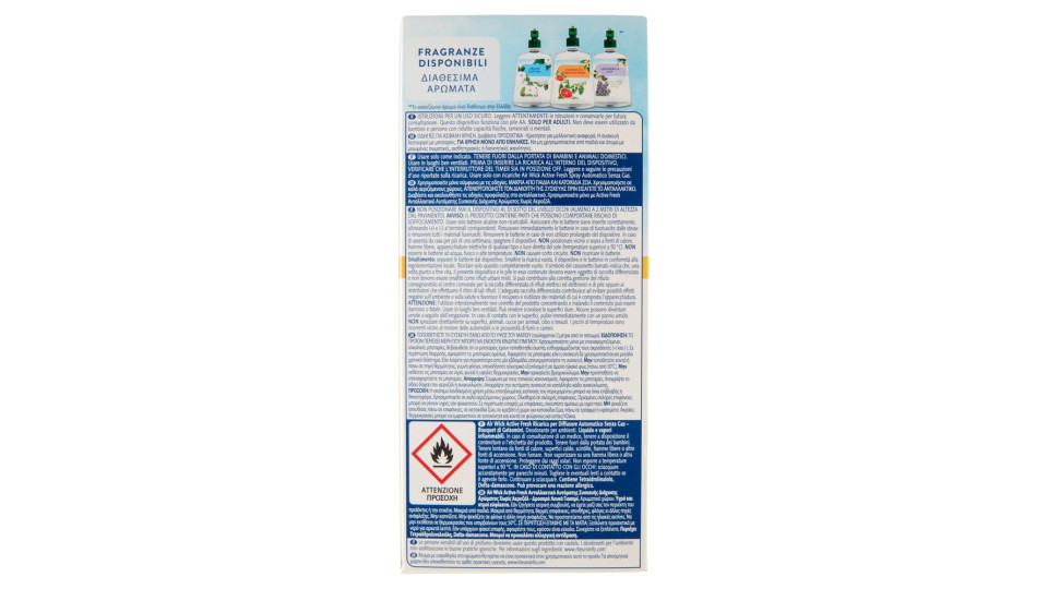 Air Wick Active Fresh Diffusore Automatico Bouquet di Gelsomini Profumatore per ambiente 228 ml