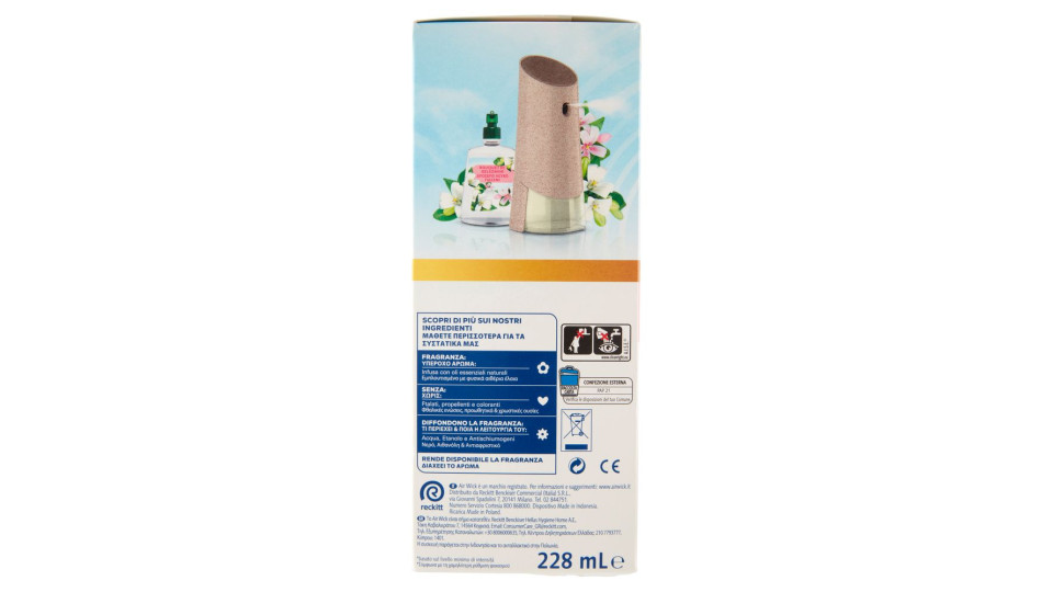 Air Wick Active Fresh Diffusore Automatico Bouquet di Gelsomini Profumatore per ambiente 228 ml