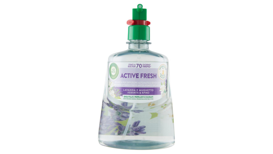 Air Wick Active Fresh Ricarica per Diffusore Automatico Lavanda Profumatore per ambiente 228 ml