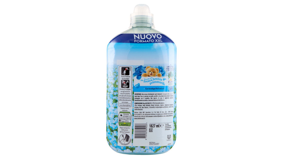 Coccolino Ammorbidente Concentrato Fresh Lavanda Mediterranea 87 Lavaggi 1827 ml