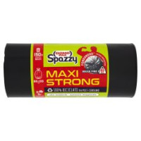 Domopak Spazzy Maxi Strong 100% Riciclato da Post-Consumo 150 lt Formato Maxi 80x120 cm 10 pz