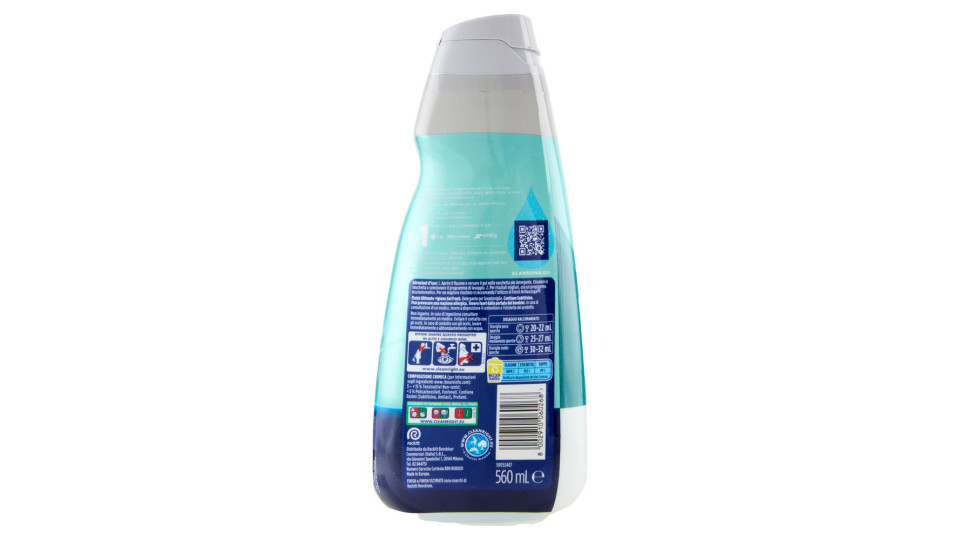 Finish Ultimate + Igiene Gel Fresh liquido lavastoviglie 26 lavaggi 560 ml