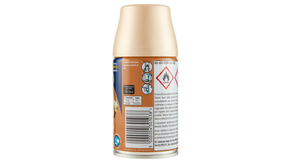 Glade Automatic Spray Ricarica, Profumatore per Ambienti, Fragranza Sensual Sandalwood&Jasmine 269ml