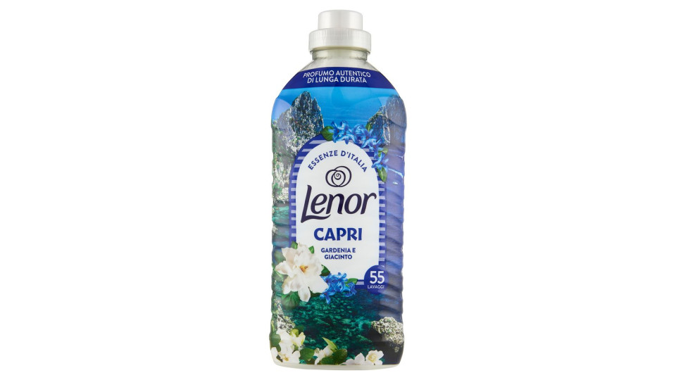 Lenor Essenze D'Italia Capri Ammorbidente Concentrato Gardenia e Giacinto, 42 Lavaggi 882 ml