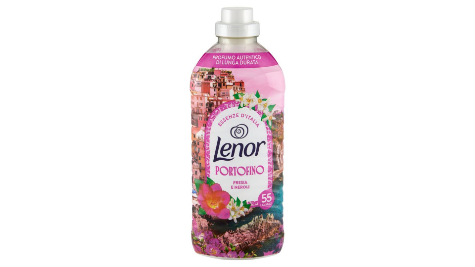Lenor Essenze D'Italia Portofino Ammorbidente Concentrato Fresia e Neroli, 42 Lavaggi 882 ml