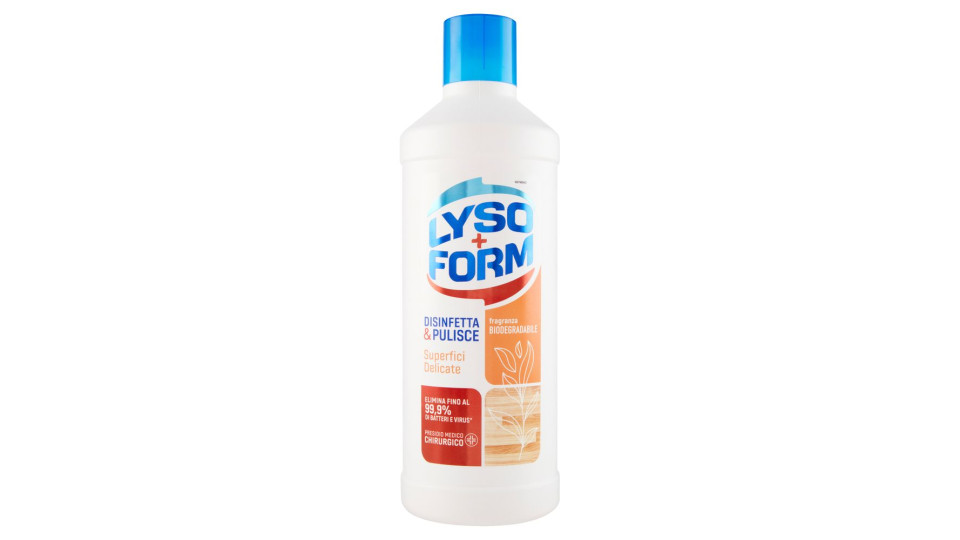 Lysoform Protezione Disinfetta & Pulisce Superfici Delicate Gres & Piastrelle 1100 ml