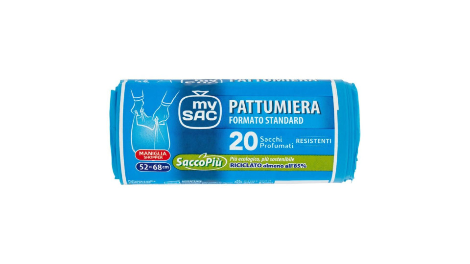 my Sac Pattumiera Formato Standard 52x68cm Sacchi Profumati 20 pz