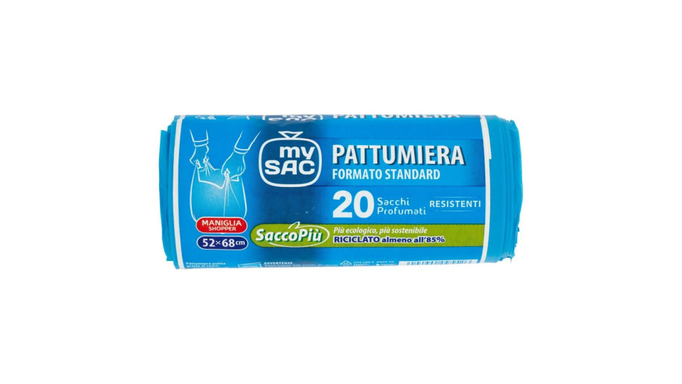 my Sac Pattumiera Formato Standard 52x68cm Sacchi Profumati 20 pz