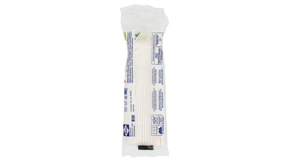Natural Bibo Forchette Standard Biodegradabili e compostabili 15 pz