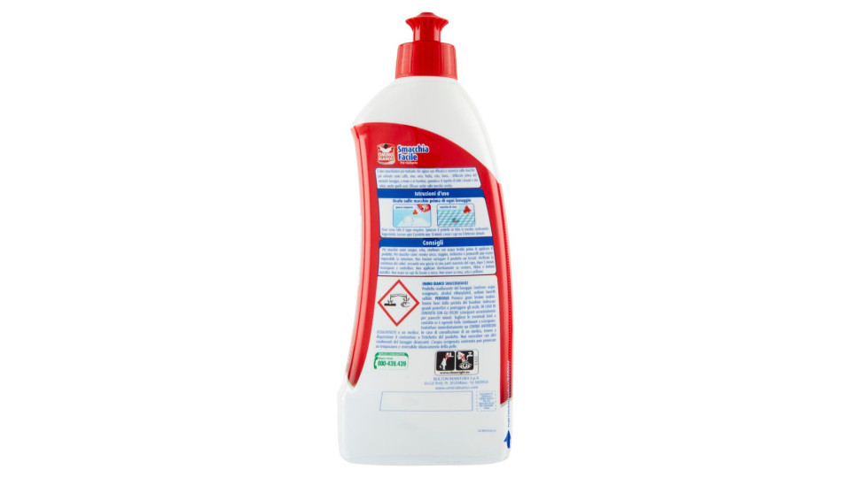 Omino Bianco, Smacchiafacile Pretrattante, Smacchia le macchie più Ostinate, 500ml