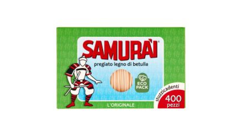 Samurài l'Originale stuzzicadenti 400 pz