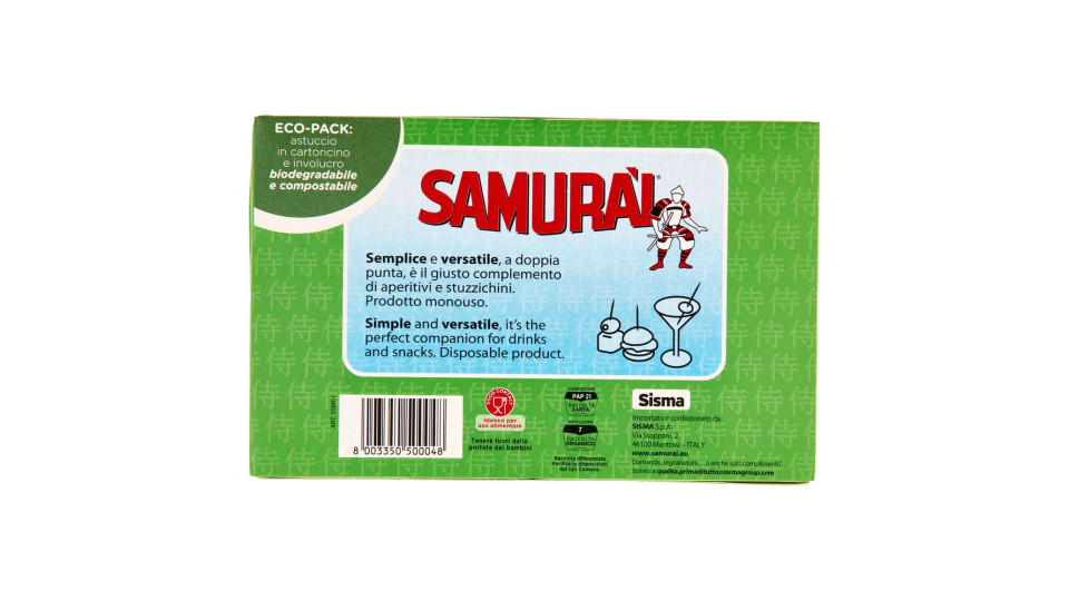 Samurài l'Originale stuzzicadenti 400 pz
