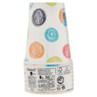 Smart PerLa Festa Bicchieri in cartoncino 25 cl 10 pz