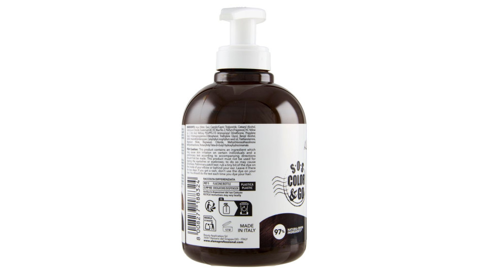 Alama Professional S.O.S. Color & Go Maschera nutriente e colorante Cioccolato 300 ml